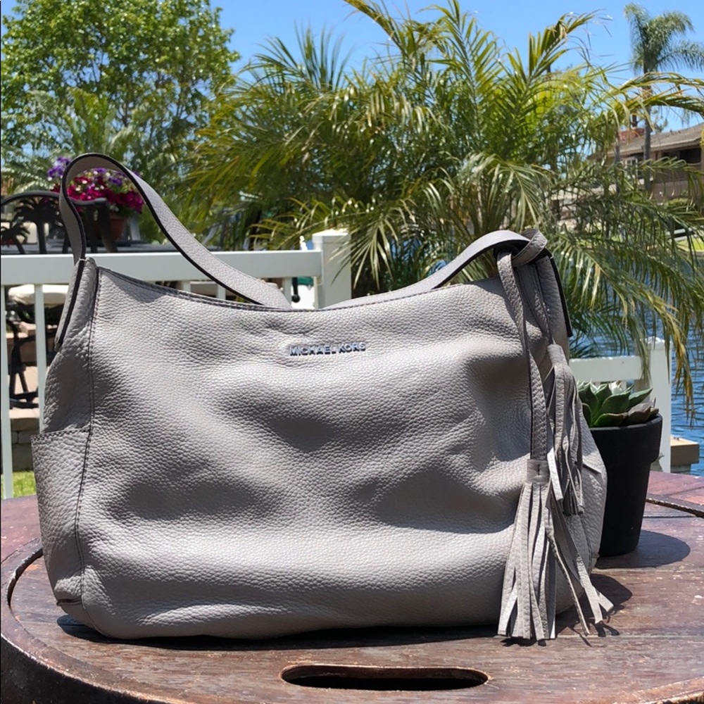 Grey Michael Kors Shoulder Bag